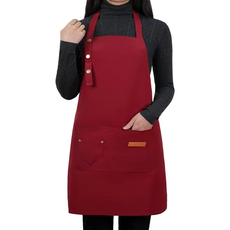 Agger Kochschürze für Damen und Herren mit verstellbaren Trägern und großen Taschen, (1-tlg), wasserdichte Kochschürze, ideal auch als Grillschürze – Bild 1
