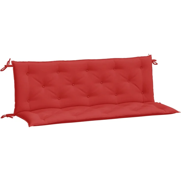 vidaXL Gartenbank-Auflagen 2 Stk. Rot 150x50x7 cm Oxford-Gewebe 361703 – Bild 1