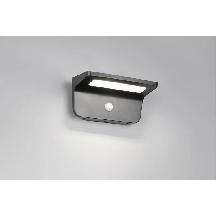 Solar Außenwandleuchte ATICO auch per USB aufladbar mit Bewegungsmelder, B: 20cm – Bild 2