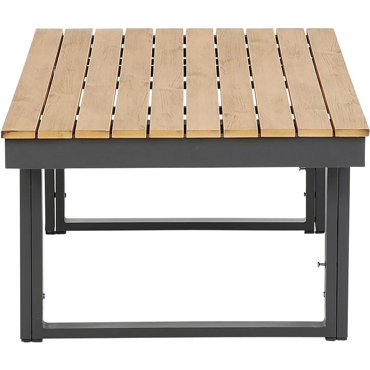 Greemotion 'San Jose' Loungegruppe, Aluminium/Teakholz/Polyester, grau – Bild 8