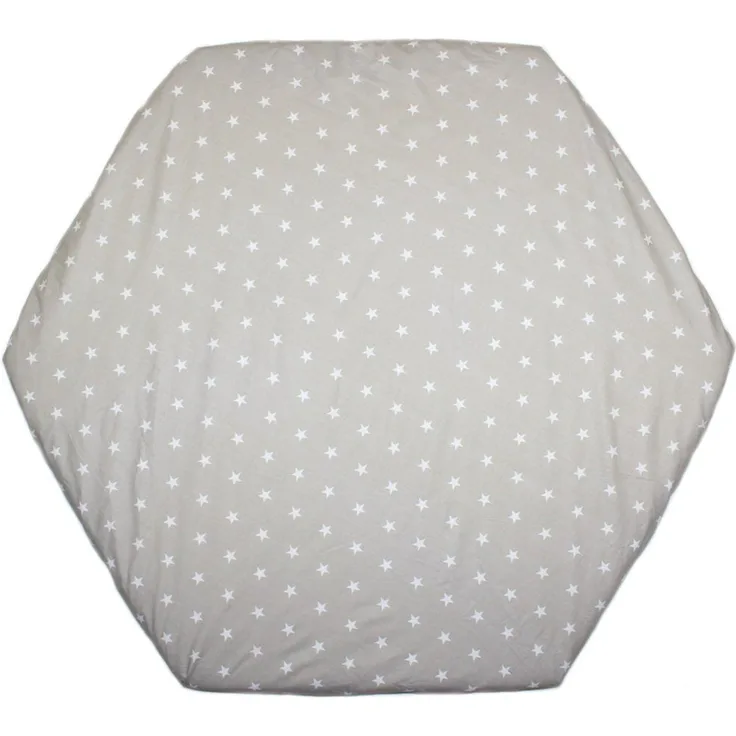 Primawela Spannbettlaken Baby Kinder 6-eck Laufgitter Laufstall Matratze 105x120cm, Gummizug: Rundum