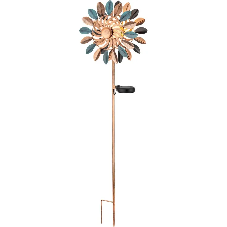 Ambia Garden Solarleuchte HÄNGELEUCHTE, Eisen multicolour, 12 x 92 x 25 cm, Outdoor