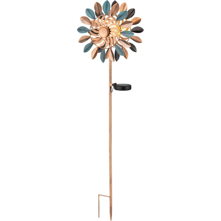 Ambia Garden Solarleuchte HÄNGELEUCHTE, Eisen multicolour, 12 x 92 x 25 cm, Outdoor – Bild 1