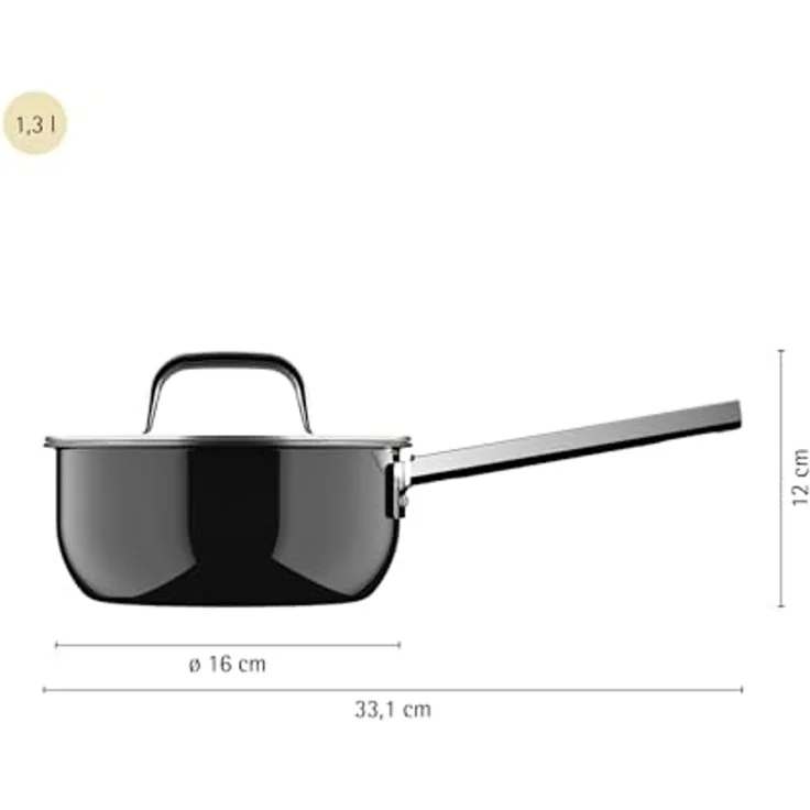 WMF Kasserolle Fusiontec Mineral Pro, Edelstahl, Glas (1-tlg), kratzfeste Oberfläche, wärmereduzierende Hohlgriffe, Made in Germany – Bild 6