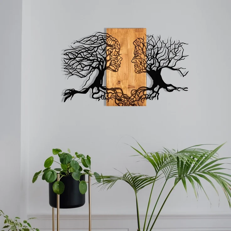 Wallity Wanddekoobjekt 100% METAL (Thickness: 1,2 mm), 92 x 58 cm Z1774 – Bild 3