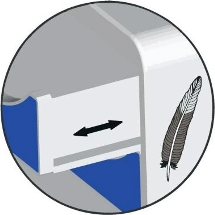 Exacompta Schubladenbox Big-Box Plus 5 Fächer schwarz – Bild 2