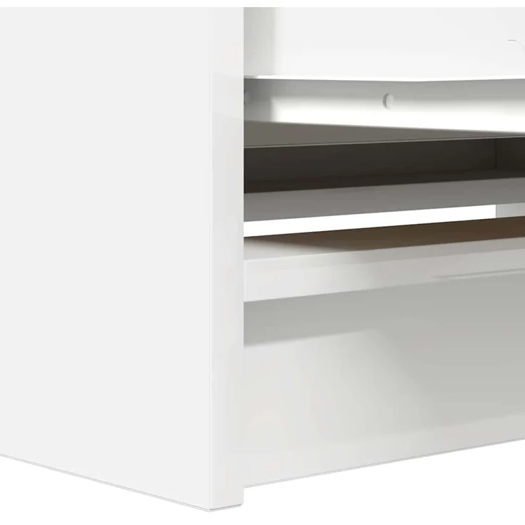 vidaXL TV-Schrank Weiß 80x35x54 cm Holzwerkstoff 861787 – Bild 9