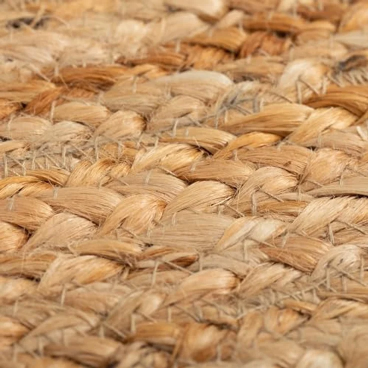 Steffensmeier Juteteppich Goa, oval, 70x130 cm, aus Naturmaterialien, geeignet für Fußbodenheizung – Bild 5