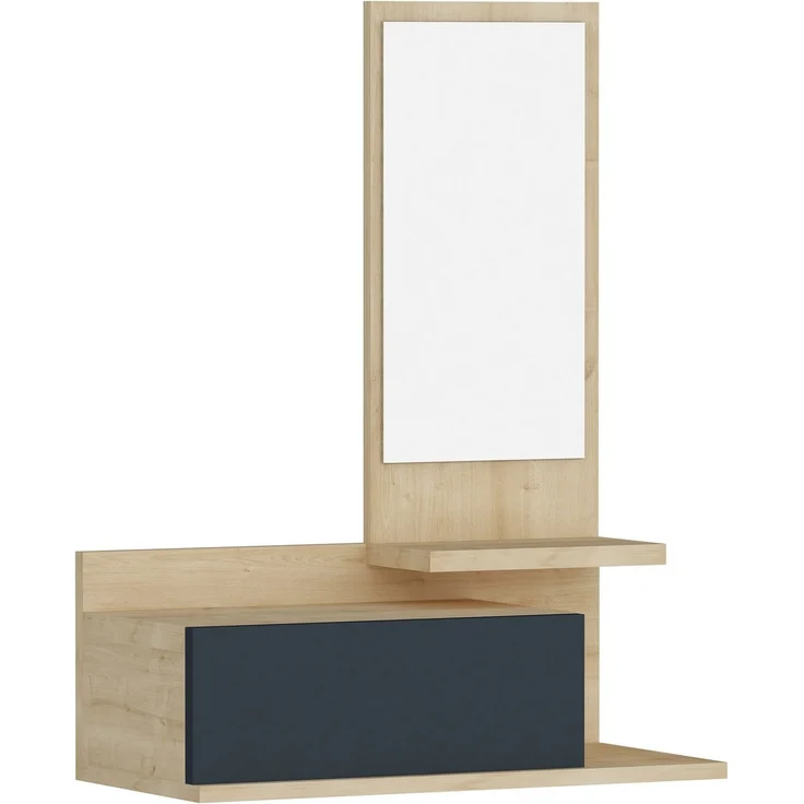 Skye Decor 'Rozella' Garderobe, Eiche / Anthrazit, 60 x 90 x 31,3 cm – Bild 3