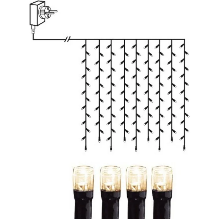 STAR TRADING LED-Lichterkette Serie MicroLED, LED Lichtervorhang MicroLED