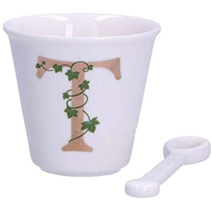 La Porcellana Bianca La Porcellana Bianca Tasse mit Löffel 75 ml Muster t P00450015T