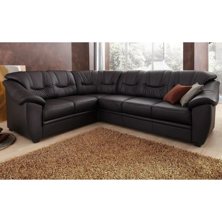 sit&more Ecksofa Savona L-Form, wahlweise mit Bettfunktion, inklusive Federkern, frei im Raum stellbar – Bild 1