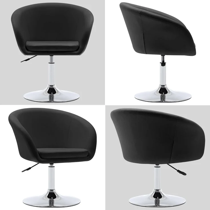 Duhome Loungesessel (WY440), Schminkstuhl Cocktailsessel Drehstuhl Höhenverstellbar mit Armlehne – Bild 7
