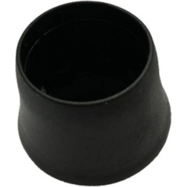 Bodengleiter rund für Streckmetalltische und Stahltische 25 mm schwarz – Bild 1