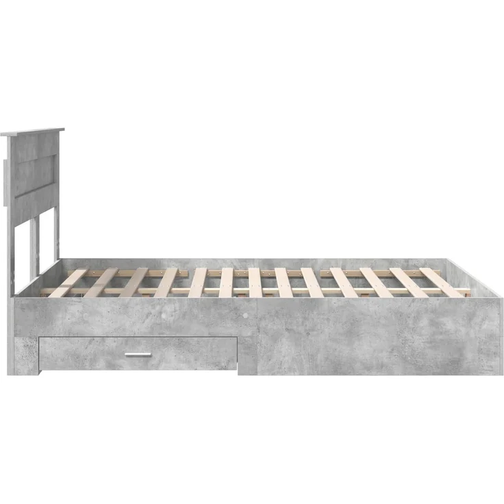 vidaXL Bettrahmen mit Schubladen mit Kopfteil Holzwerkstoff 3409976 – Bild 8