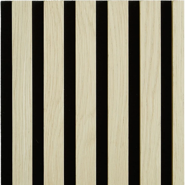 Akustikpaneele Holz 60 x 60 cm 2 Paneele Creme Wandpaneele Deckenpaneele 3D Wandpaneel Wandverkleidung Dekorpaneel – Bild 7