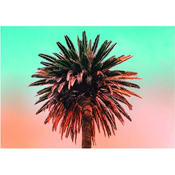 Komar Palm Tree Wandbild, Poster aus hochwertigem Fotopapier, Größe 70 x 50 cm, ohne Rahmen, für Wohnzimmer und Schlafzimmer, lichtecht und wasserfest – Bild 1