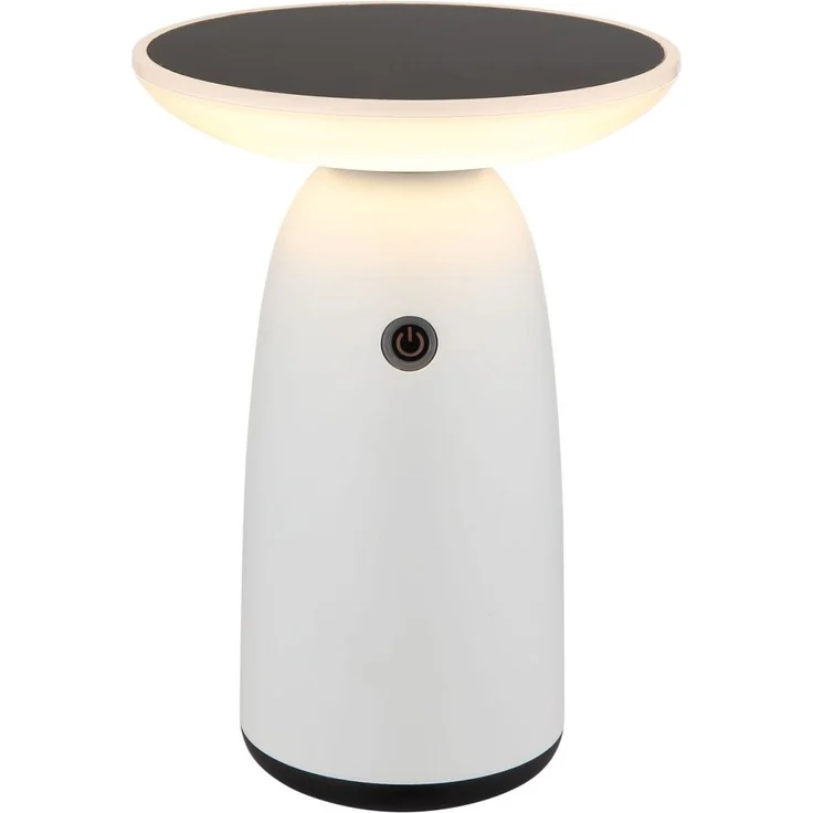 Tischlampe kabellos Akku Solar Tischleuchte Außen Solarleuchte Weiß 36625W – Bild 1