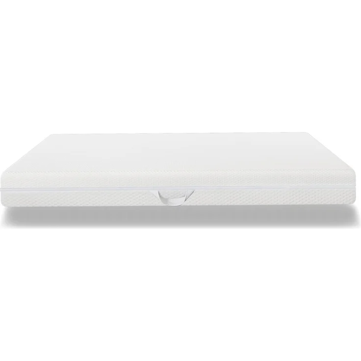 7-Zonen Kaltschaummatratze 90x200x20 cm, Weiß, H3/H2, Bezug waschbar, mit Grifflaschen – Bild 2