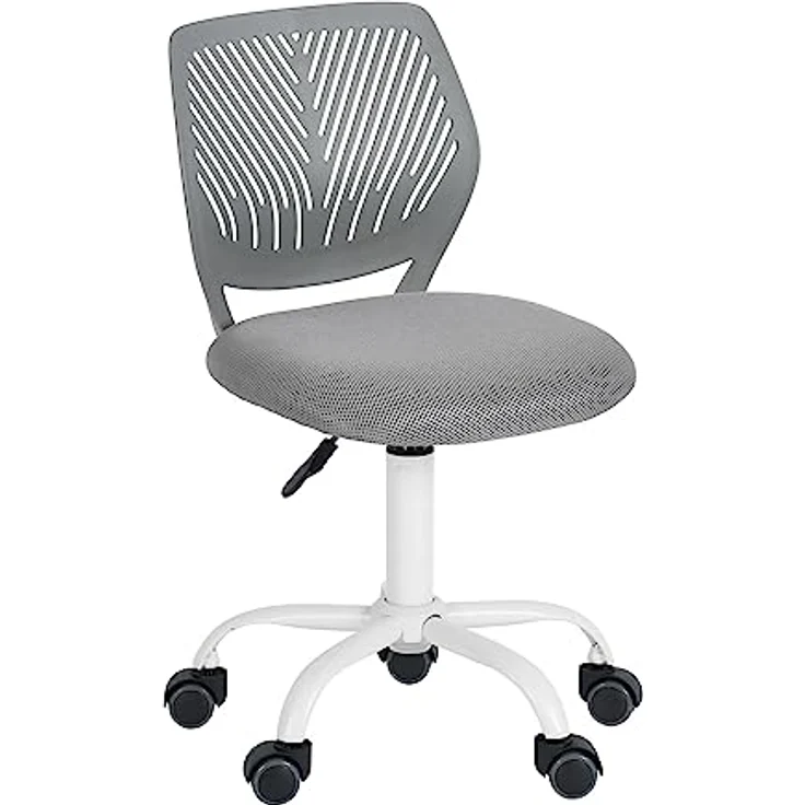 FurnitureR Bunte Schreibtischstuhl, Modernes verstellbares Design Computer Sitz, Swivel Armless Stuhl, Kinderzimmer, Home Office Task Chair – Bild 2