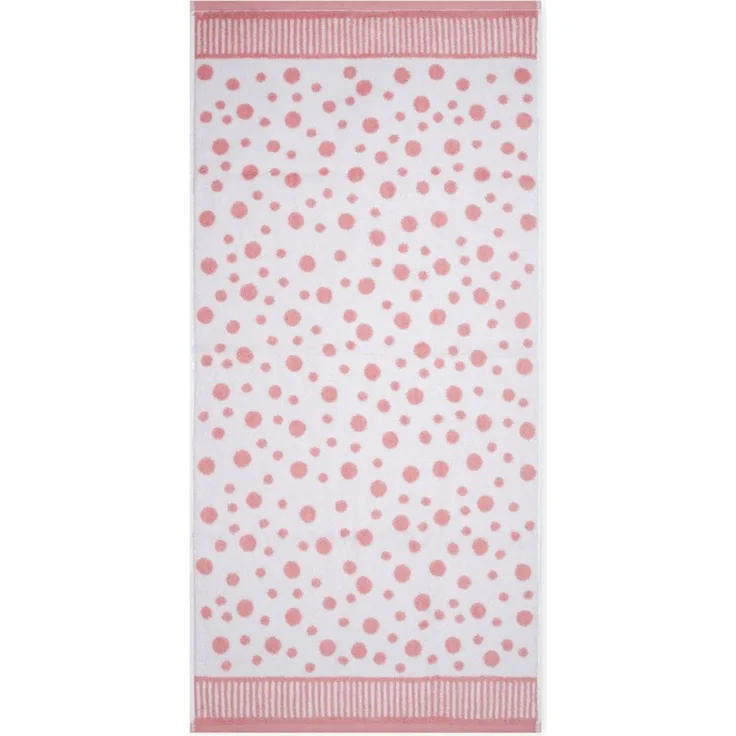ROSS Handtücher Punkte, allover, Frottier (Packung, 2-St), aus feinster Baumwolle