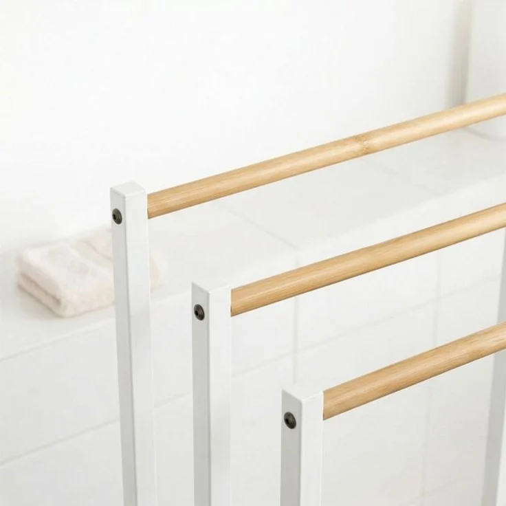 Relaxdays Handtuchständer mit 3 Stangen – Bild 7