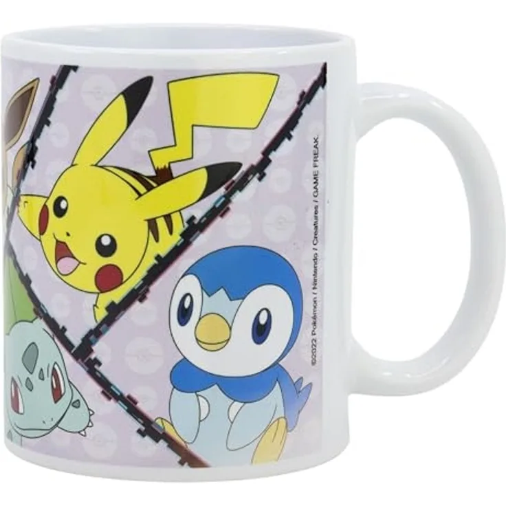 Pokémon Pikachu Schiggy Glumanda Kinder-Becher Tasse im Geschenkkarton