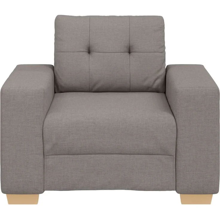vidaXL Sofasessel Taupe 100x78x80 cm Stoff 4105064 – Bild 4