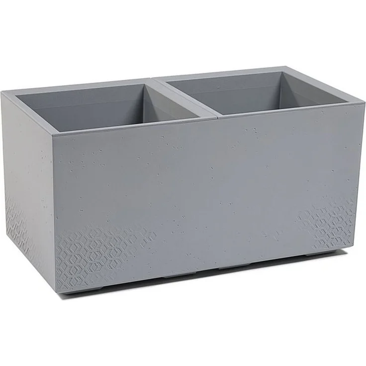 ONDIS24 Pflanzkübel Caro Beton Optik Blumenkübel mit Rollen aus Kunststoff 100% Recycled, frostsicher und UV-beständig – Bild 4