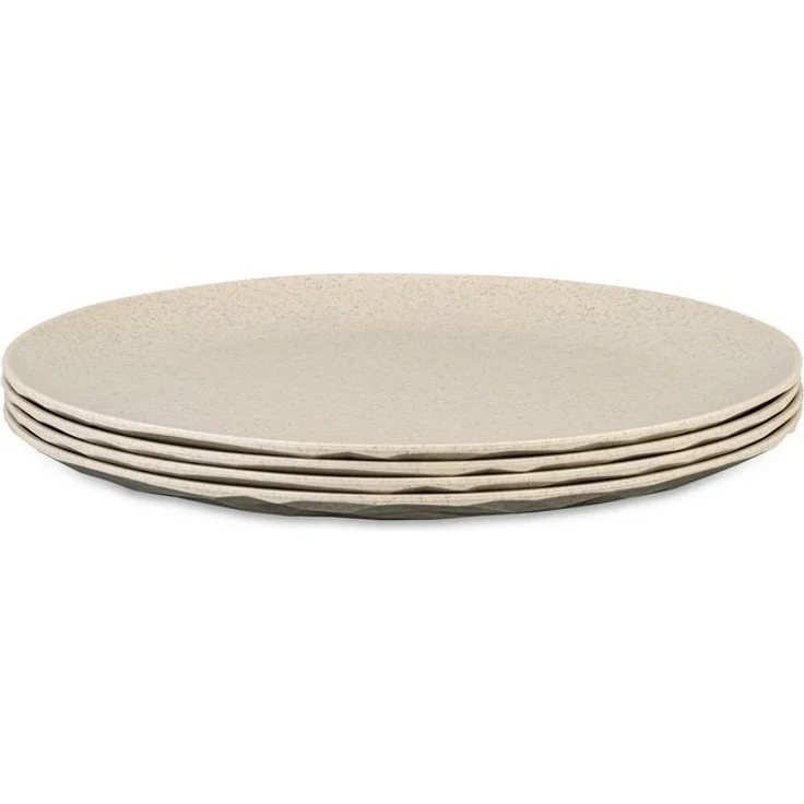 KOZIOL Speiseteller CLUB PLATE, 4-tlg, spülmaschinengeeignet, melaminfrei, 260 mm – Bild 4