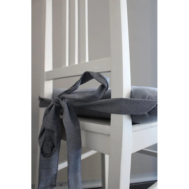 Magma Heimtex Sitzkissen Fino Schleifenband Stuhlauflage Rattanstühle, extra dick Schleifenband – Bild 3