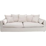 riess-ambiente 3-Sitzer HEAVEN 210cm natur · Hussensofa inkl. Kissen und abnehmbaren Bezug, Einzelartikel 1 Teile, Wohnzimmer · Leinenstoff-Gemisch · Federkern-Polsterung · Landhausstil