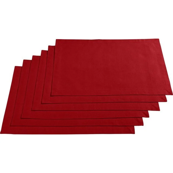 REDBEST Platzset Tischset "Seattle" 6er-Pack, Baumwolle Uni – Bild 4