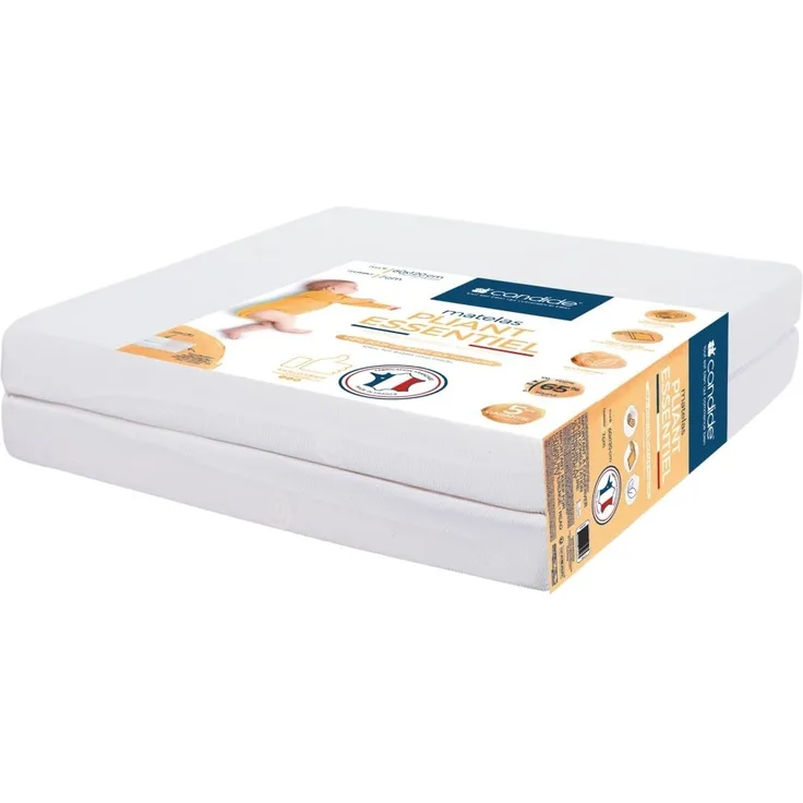Candide Matratze faltbar, 2 teilig, 60x120 cm, 7 cm dick