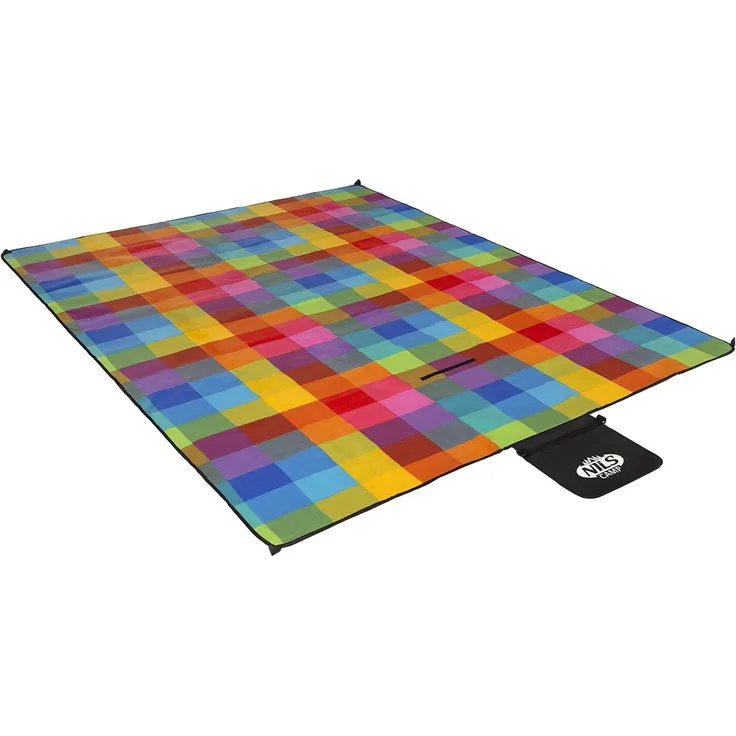 NILS CAMP Picknickdecke 250 × 200 cm Multi Outdoor Decke Camping Strand