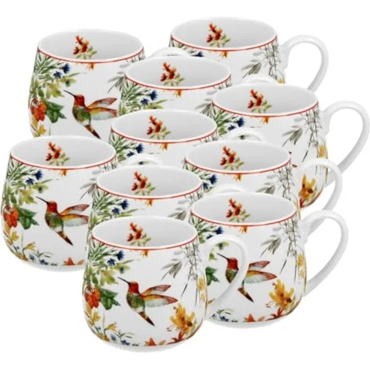 DUO FLORAL Fassbecher 430 ml LINNEA New Bone China Porzellan