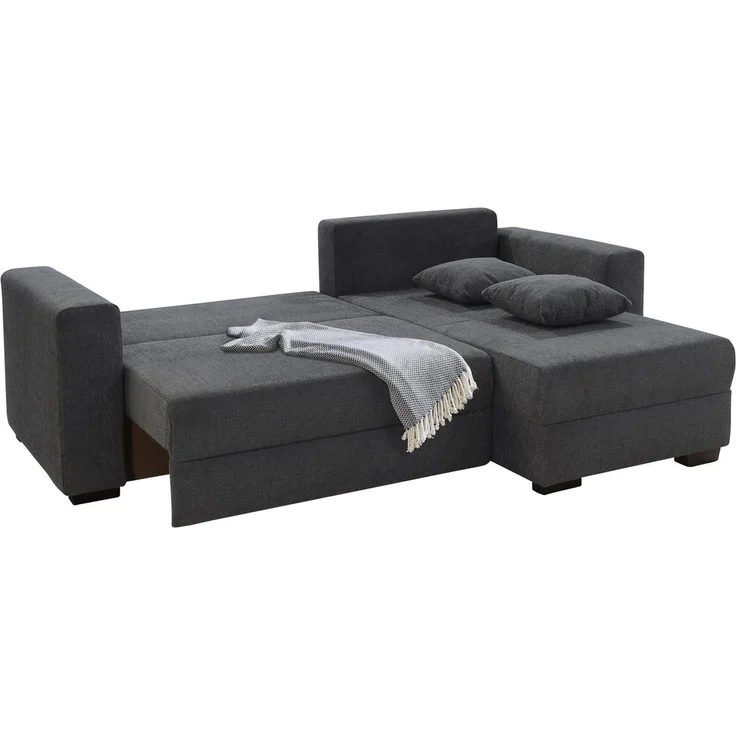 Jockenhöfer Gruppe Ecksofa Elmau L-Form, B: 235 cm, mit Bettfunktion, Bettkasten & 2 Zierkissen – Bild 3