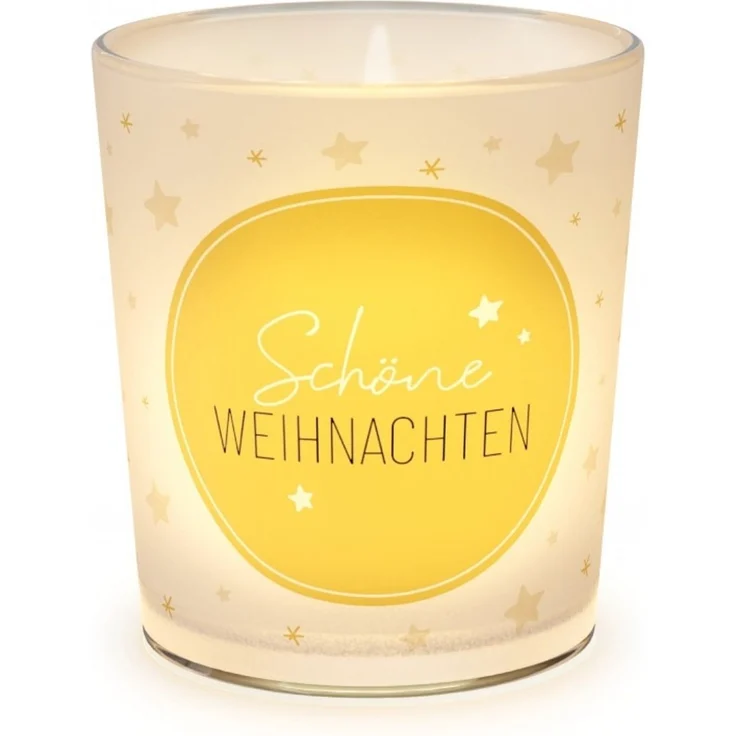 Windlicht Glas Teelichthalter Geschenk Weihnachten la vida Sterne 6401771