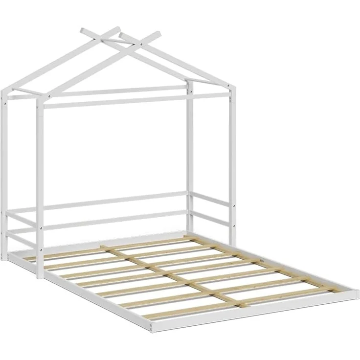 Bodenbett Roofy Weiß 140x200 Vitalispa – Bild 1