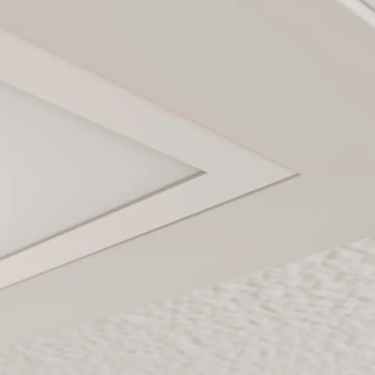 Arcchio LED Panel Vinas, 1-flammige moderne Deckenleuchte in Weiß, energiesparende Bürolampe für Arbeitszimmer – Bild 5