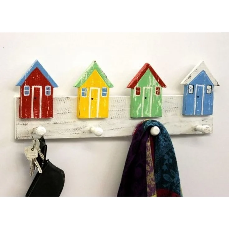 Garderobe Häuschen 2606 Wandgarderobe 46cm Kleiderhaken Handtuchhaken Haken – Bild 4