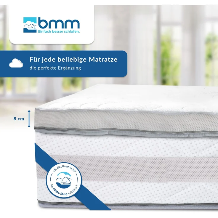 BMM Topper Komfort 100 x 200 cm – Bild 3