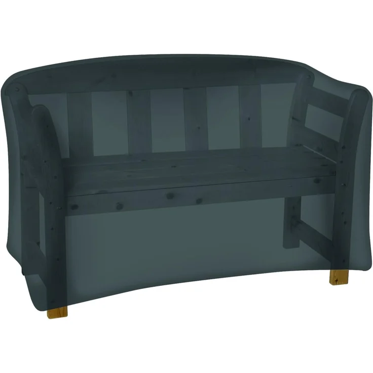 TEPRO Garten tepro 8119, Terrassensofaabdeckung, Schwarz, Polyester, 800 mm, 1300 mm, 800 mm – Bild 1