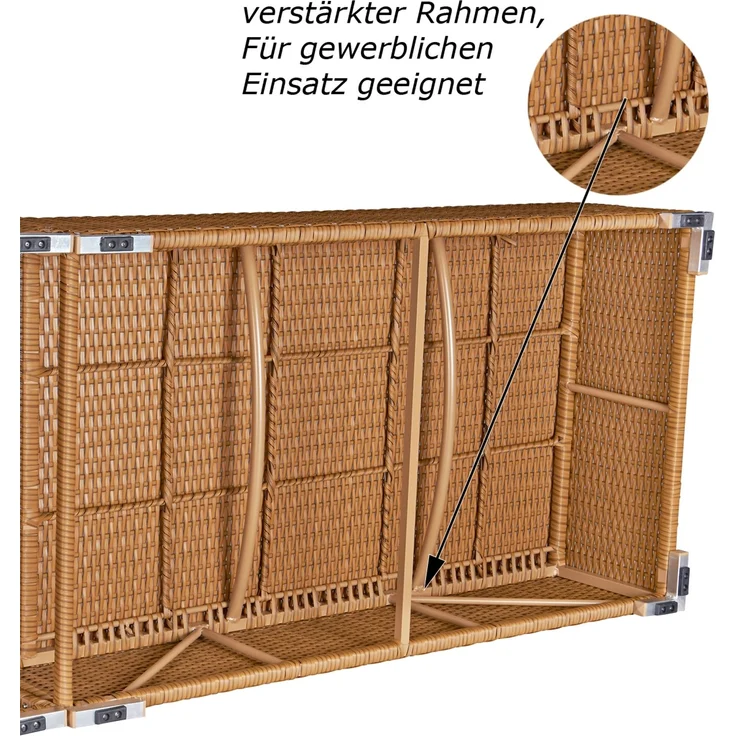 RS Trade Gartenliege Sonnenliege Verona High – Bild 6