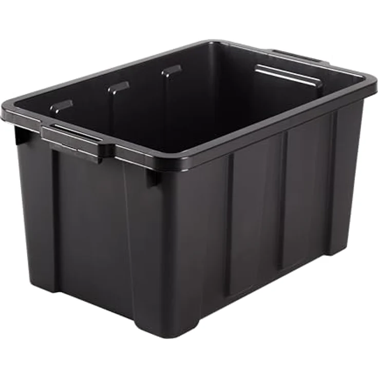 Iris Ohyama Heavy Duty Organisation Boxes, 50L, 3er-Set, Rot, Groß, Robust, Stapelbar, Aufbewahrungsbox, Für Garage, Regale, Umzug, Plastik, Utility, Werkzeugkiste, DDSKT-450 – Bild 6