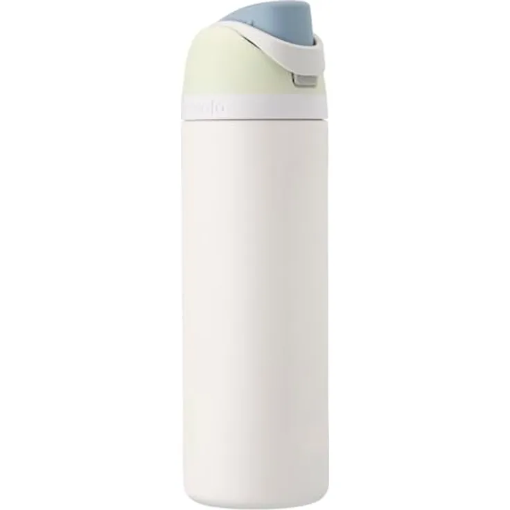 Owala FreeSip Isolierte Edelstahl Trinkflasche mit Strohhalm, 710 ml – BPA-frei, optimal für Sport, Fitness, Outdoor und Reisen, Iced Breeze