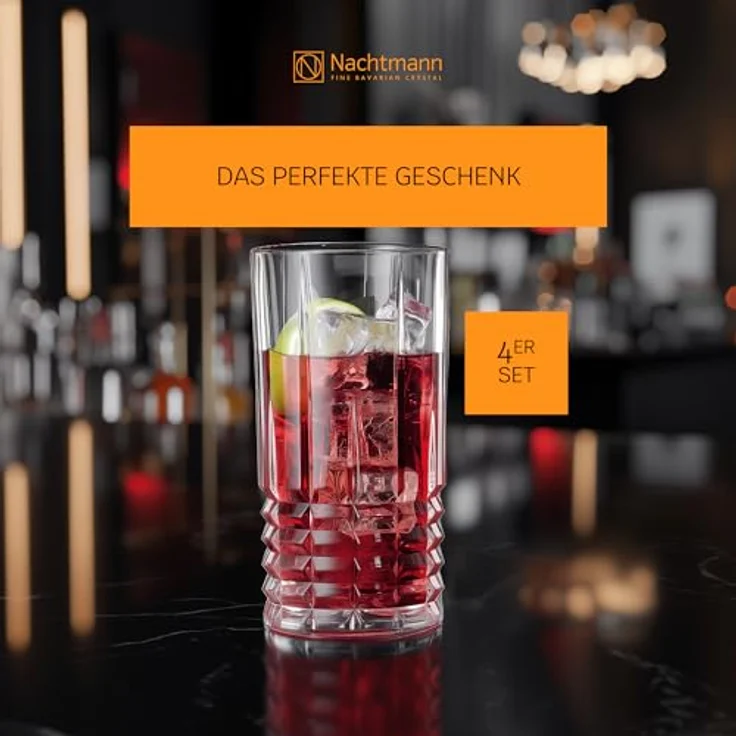 Spiegelau & Nachtmann, 4-teiliges Longdrink-Set, Kristallglas, 445 ml, Highland, 0097784-0 – Bild 5