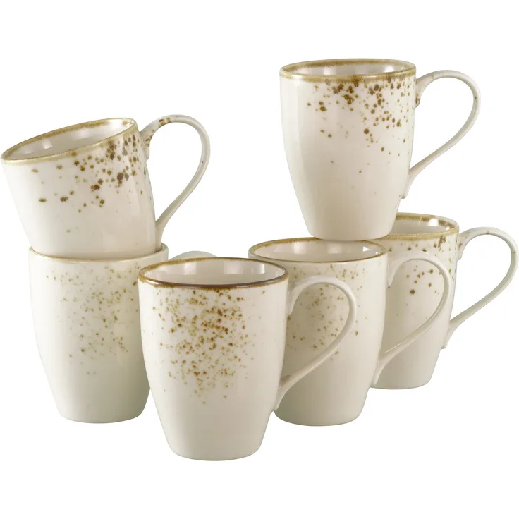 Nature Collection Creme, Kaffeebecher 6-tlg (mo)