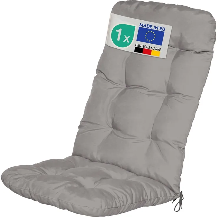 Beautissu Hochlehner Auflage Flair HL Hellgrau