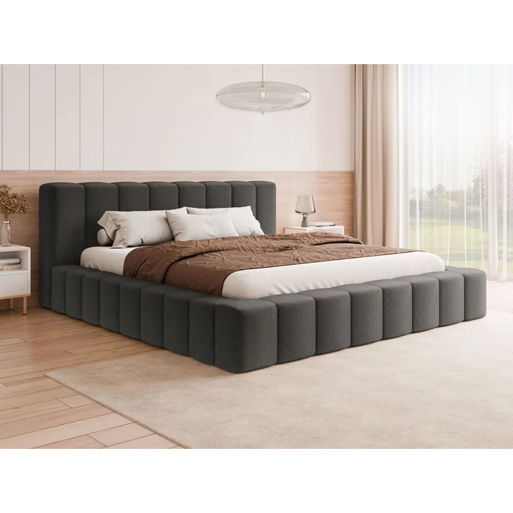 Polsterbett Makira (Farbe: Kronos 22, Größe: 160x200) – Bild 2